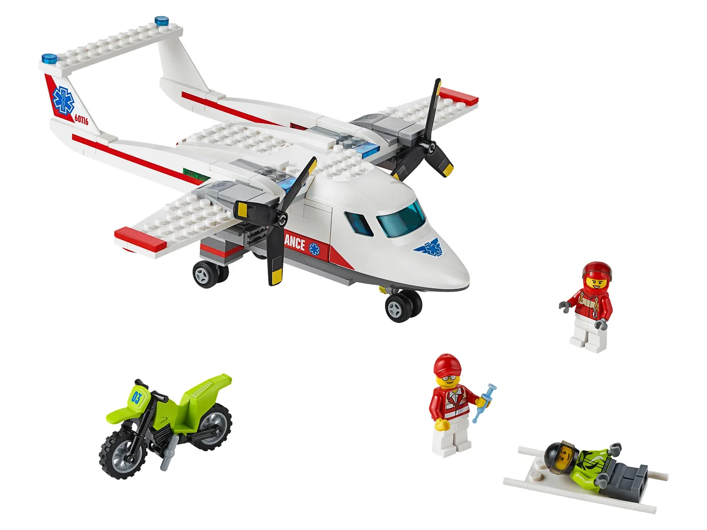 LEGO 60116 Avion ambulance - prix et où acheter | Brick Broker