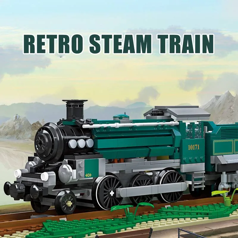 JIESTAR Train à vapeur rétro (JS-59020) - prix | Brick Broker