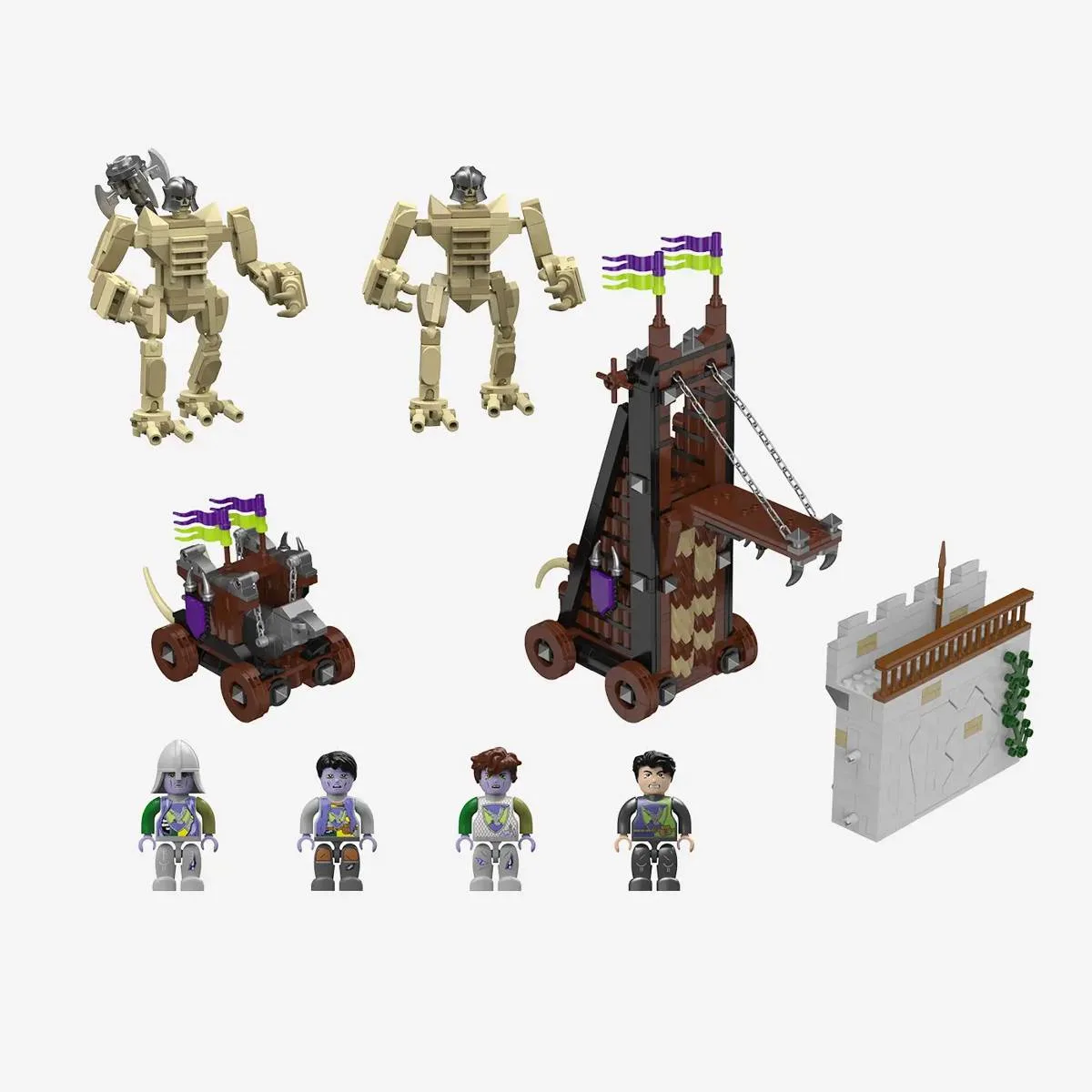 BlueBrixx Forteresse de Ravenstone - Machines de siège (BB-108898) - prix | Brick Broker