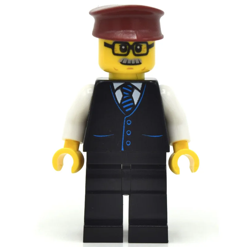 Train Driver, Black Suit, Dark Red Hat — dans quels sets LEGO ? (fig-011921) | Brick Broker