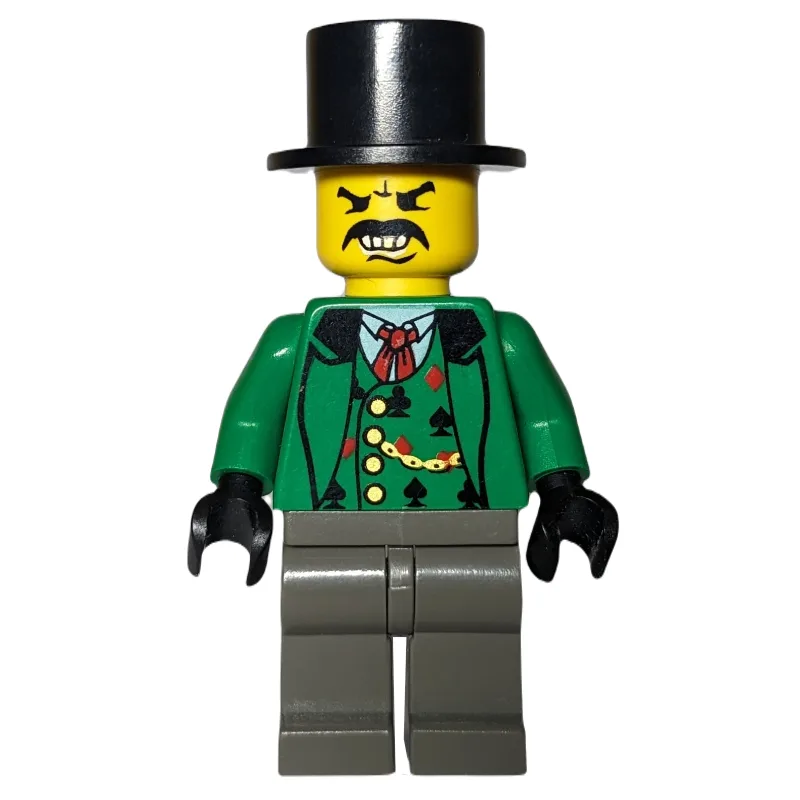 Bandit - Western, Green Suit, Top Hat — dans quels sets LEGO ? (fig-004367) | Brick Broker