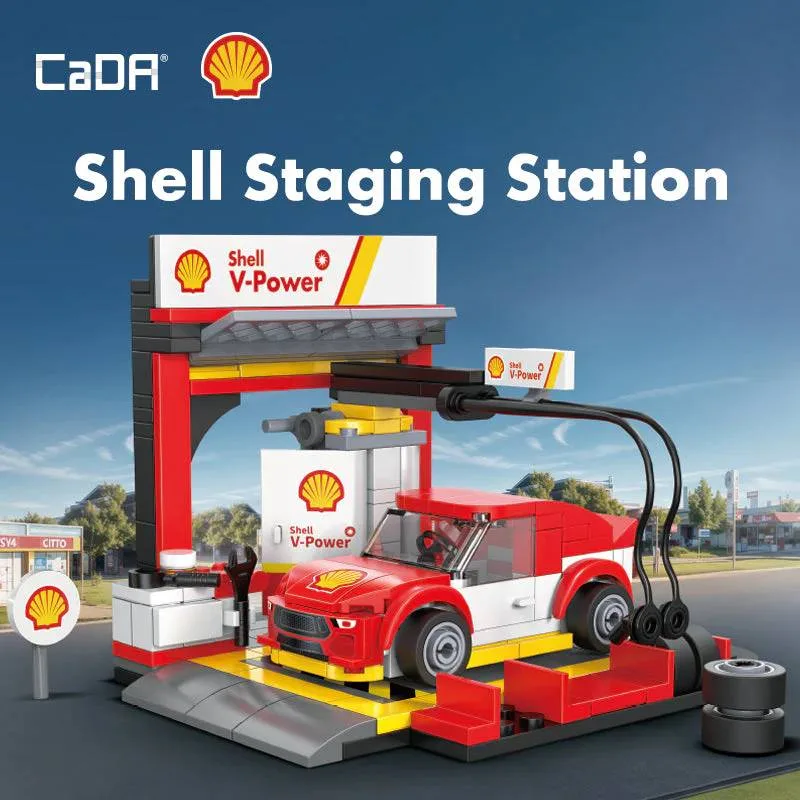 CaDA Station de ravitaillement Shell™ (C66035W) - prix | Brick Broker