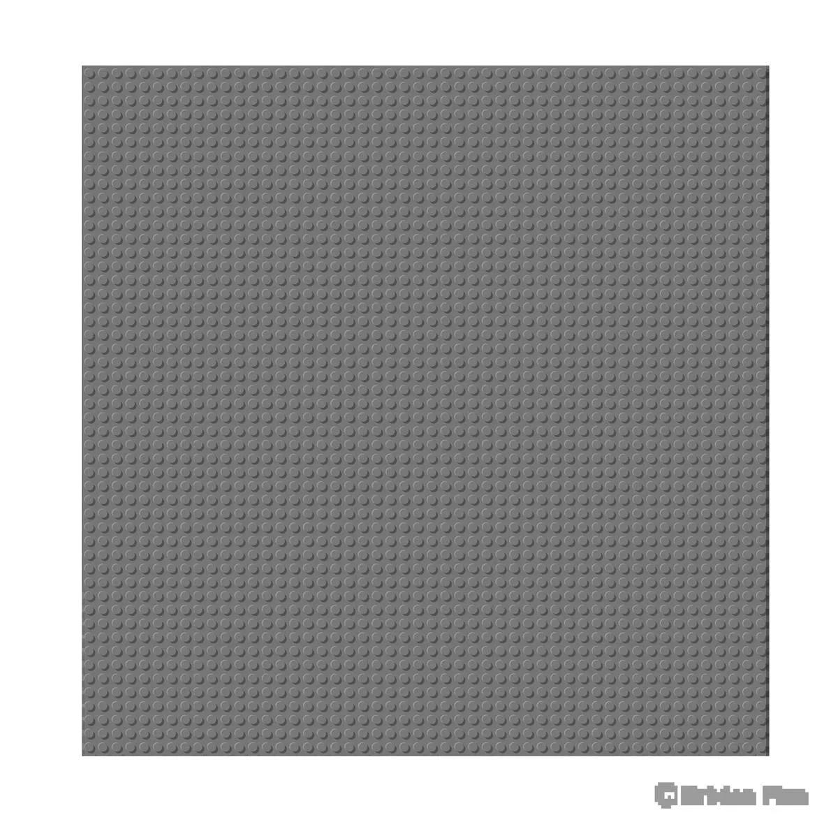 BRIXIES Plaque de Base Grise 50 x 50 Tenons (BRIXIES-225.021) - prix | Brick Broker