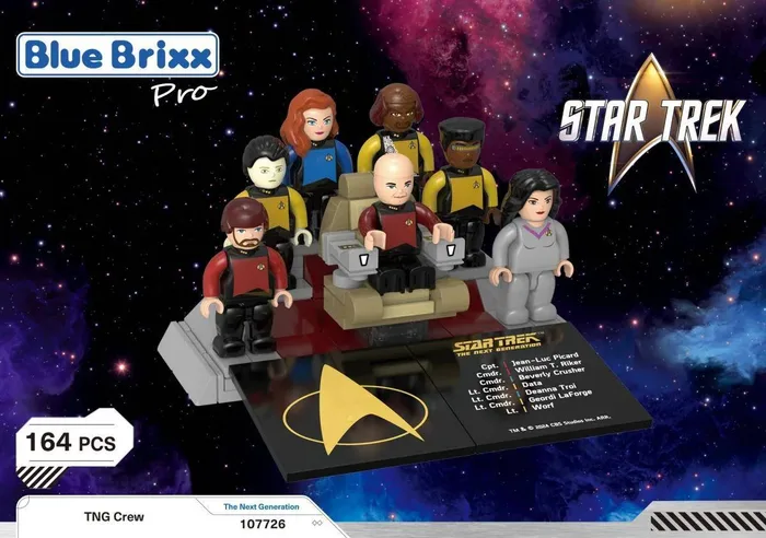 BlueBrixx Pack de figurines STAR TREK The Next Generation (BB-107726) - prix | Brick Broker