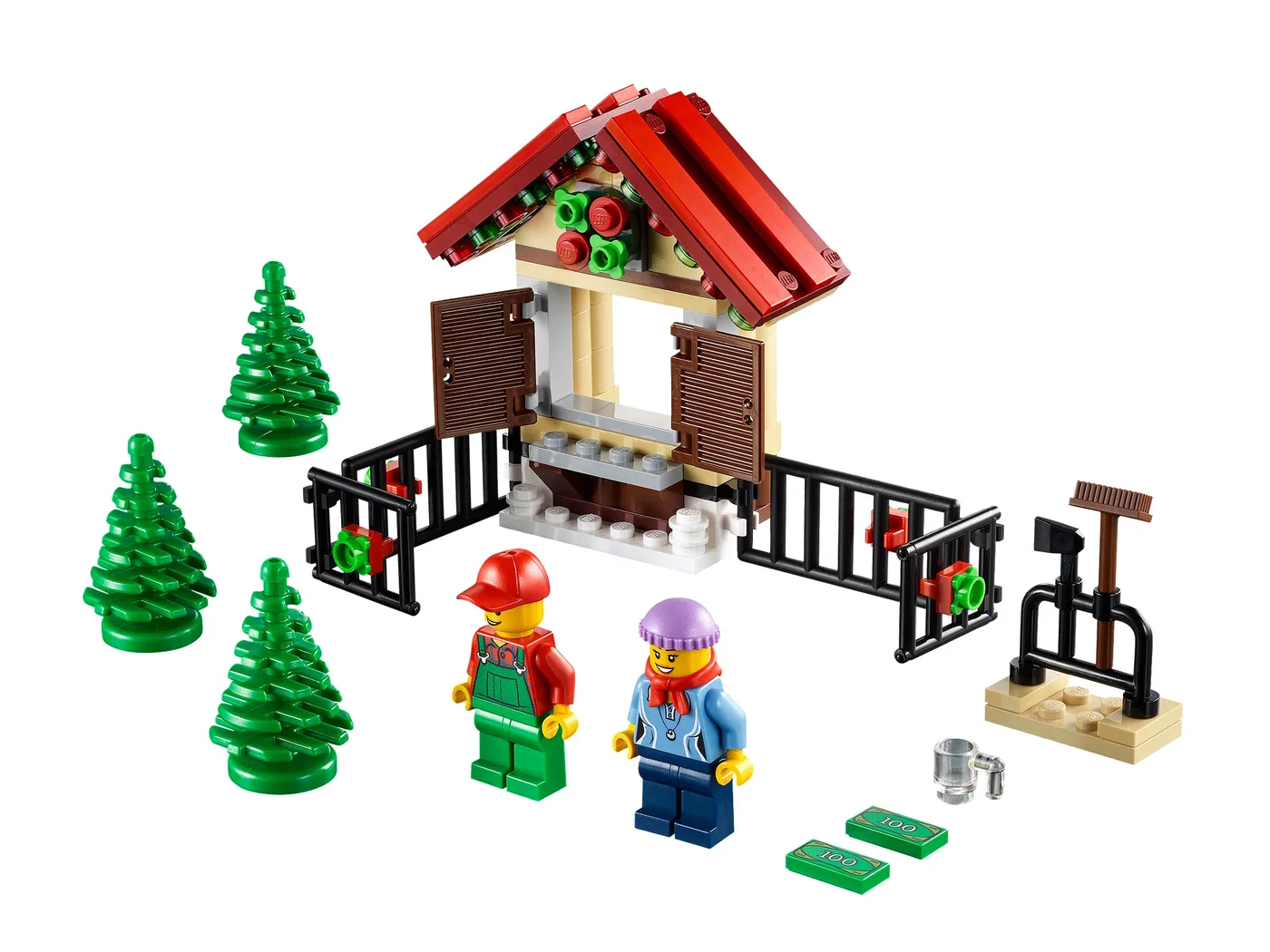 LEGO 40082 Support pour Sapin de Noël - prix | Brick Broker
