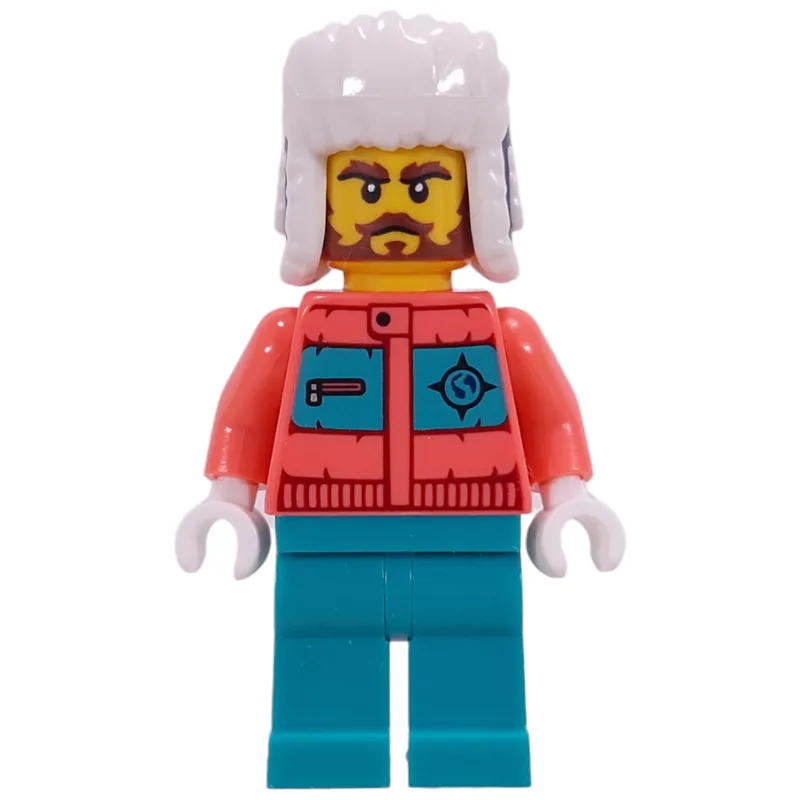 Arctic Explorer, Coral Torso, Dark Turquoise… — minifigurine LEGO | Brick Broker