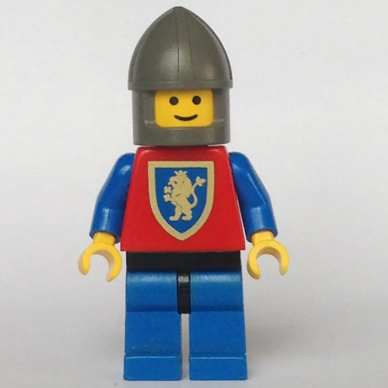 Knight (Crusader Lion) - Blue Legs, Chin-Guard — minifigurine LEGO | Brick Broker