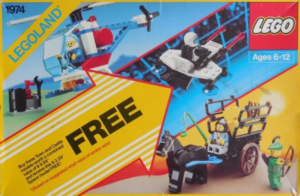 1974 Pack triple Legoland - prix et où acheter | Brick Broker