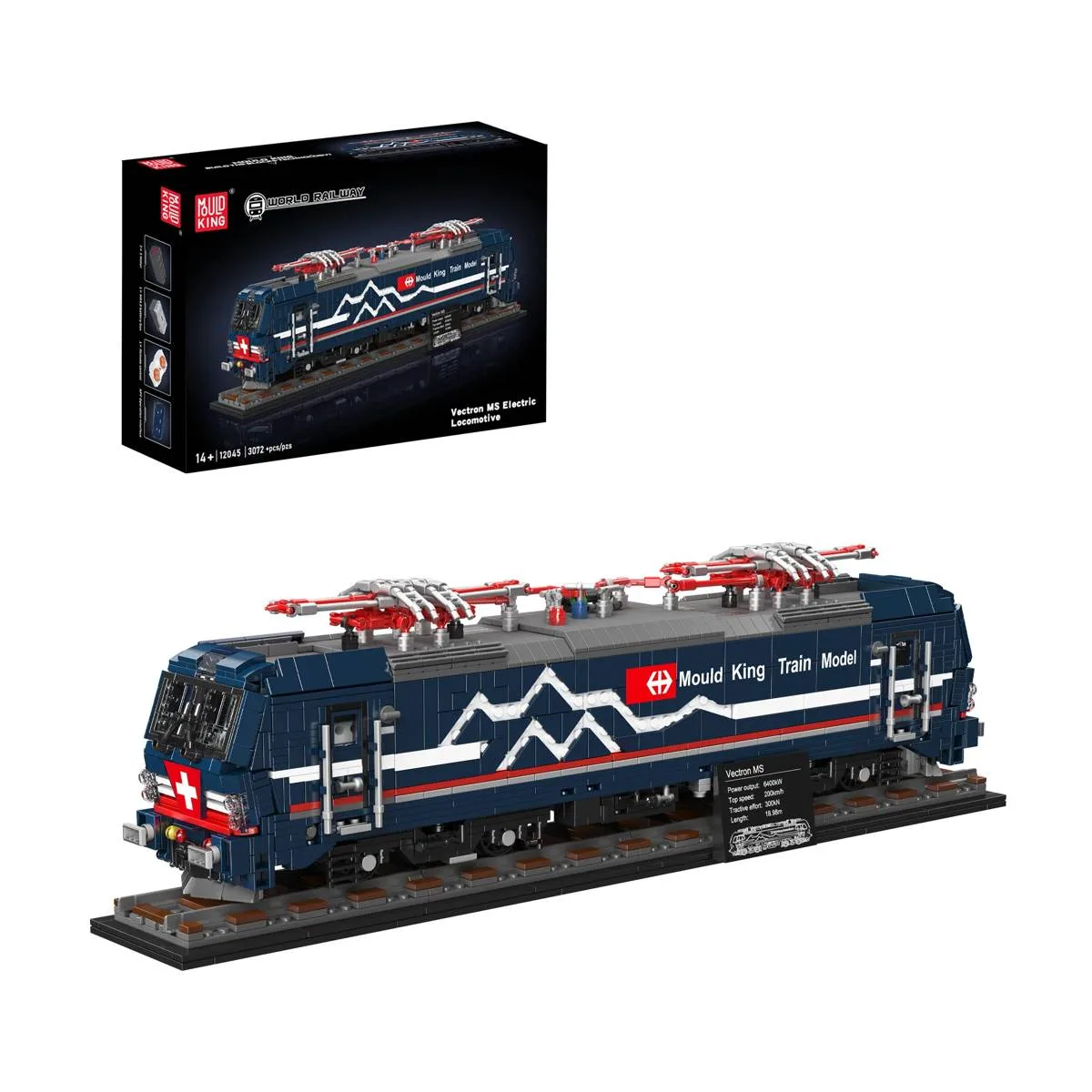 Mould King Locomotive électrique Vectron MS (MOU-12045) - prix | Brick Broker