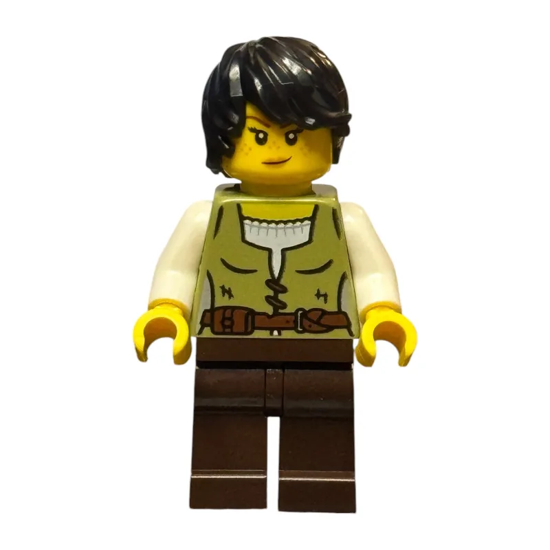 Snake Charmer, Olive Green Torso, Dark Brown… — minifigurine LEGO | Brick Broker
