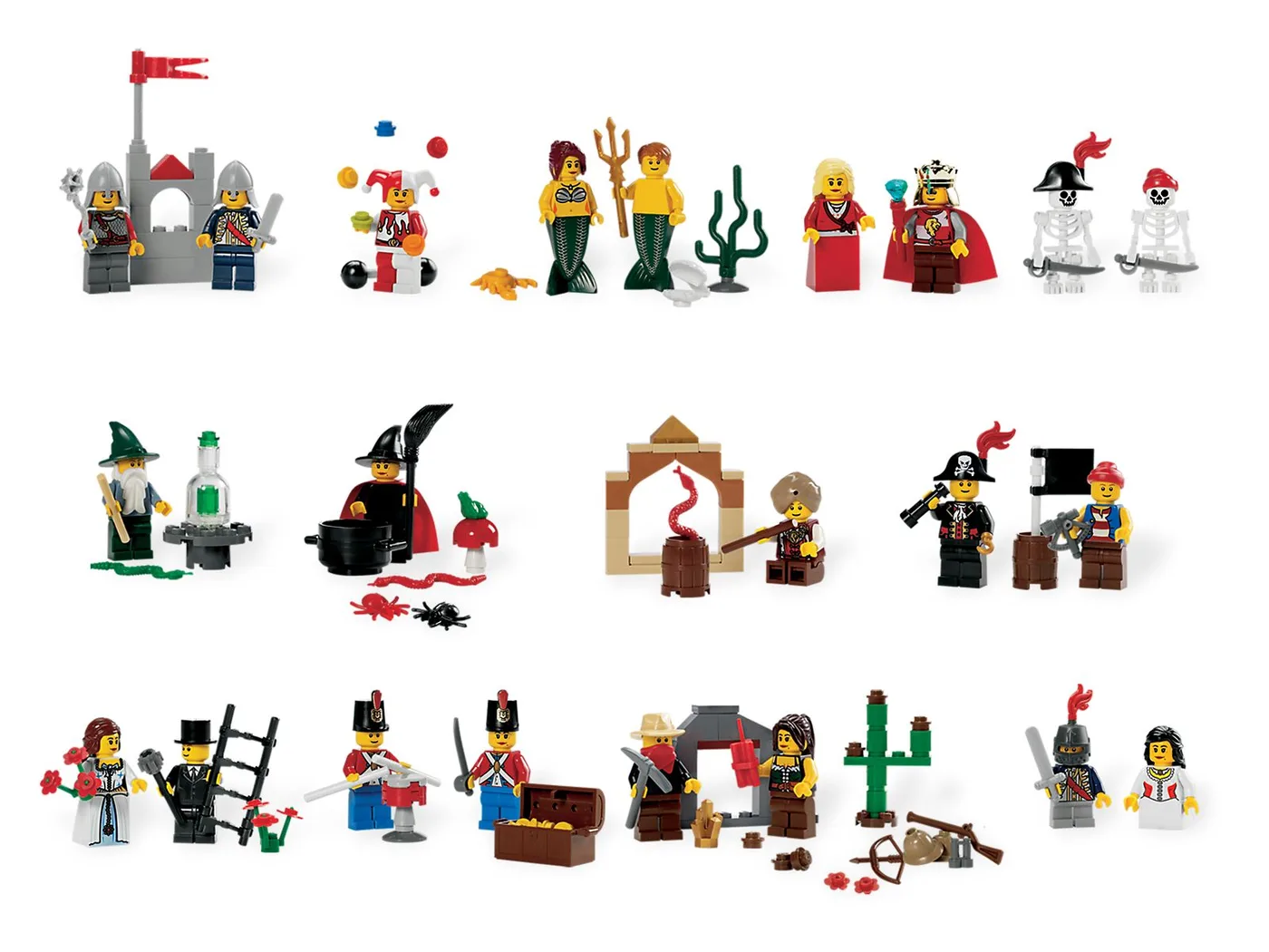 LEGO 9349 Minifigurines de Contes de Fées et Historiques - prix | Brick Broker