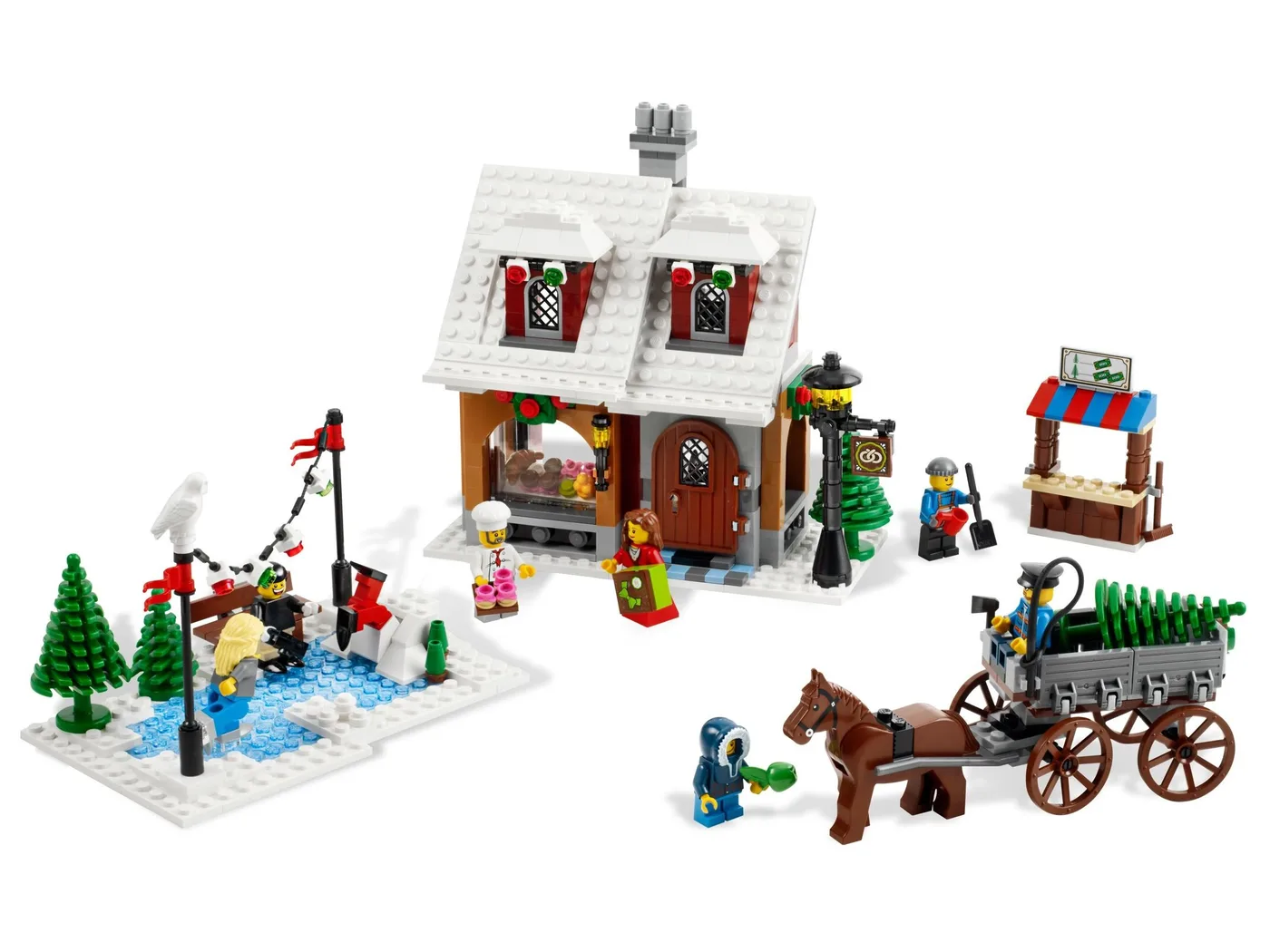 LEGO 10216 Boulangerie du Village d'Hiver - prix | Brick Broker