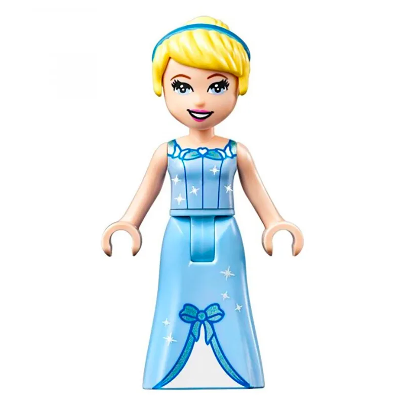 Cinderella - Bright Light Blue Dress, White U… — minifigurine LEGO | Brick Broker