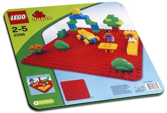LEGO 2598 Grande plaque de construction rouge - prix | Brick Broker
