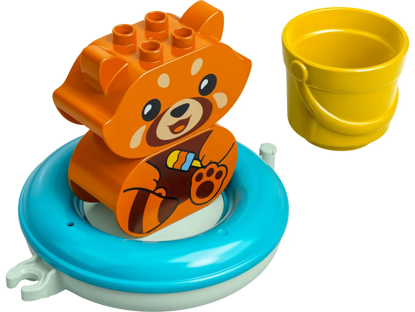 LEGO 10964 Le plaisir du bain : Le panda roux flottant - prix | Brick Broker