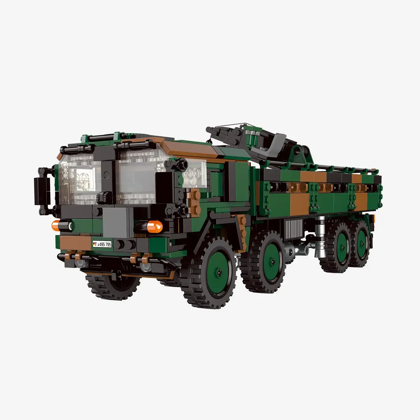 BlueBrixx Camion LKW KAT 1 MIL GL 8x8 10t, Bundeswehr (BB-109387) - prix | Brick Broker