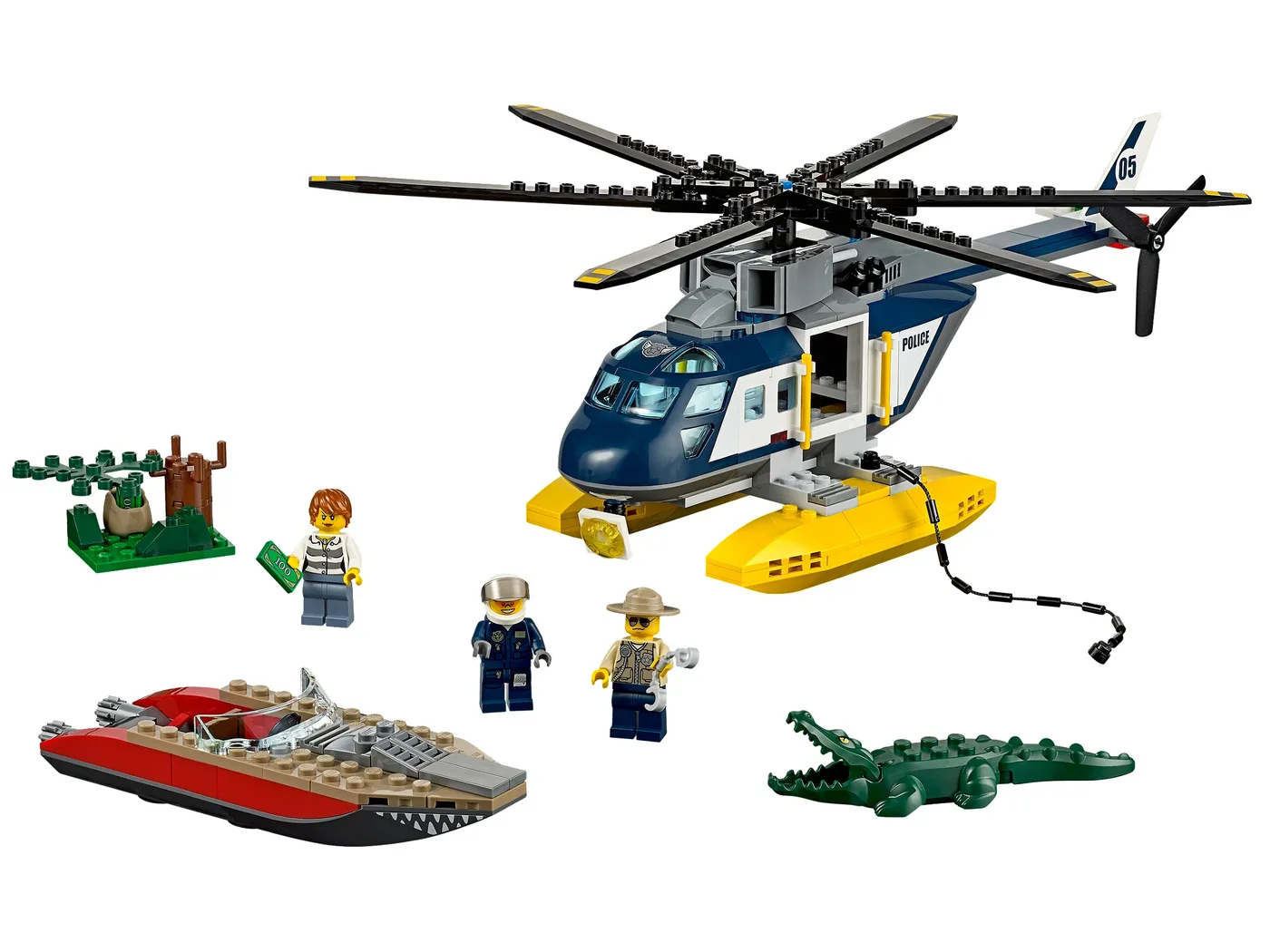 LEGO 60067 Poursuite en hélicoptère - prix | Brick Broker