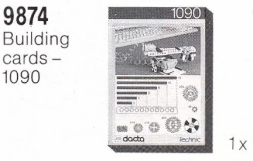 LEGO 9874 Cartes de construction - 1090 - prix | Brick Broker