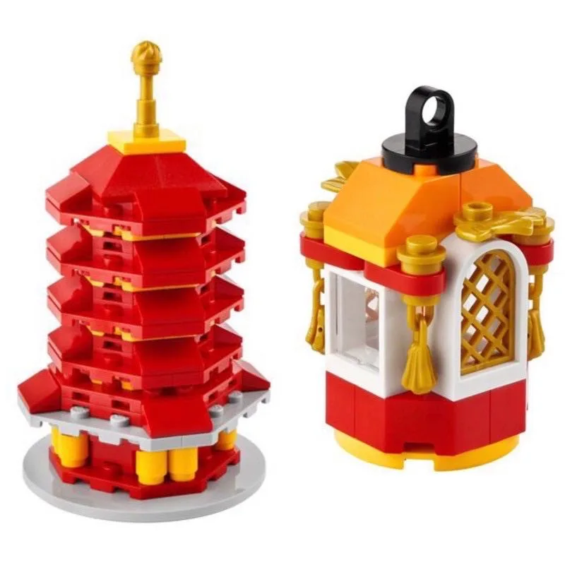 LEGO Pagode et lanterne du Nouvel An lunaire (LNYPAGODA-1) - prix | Brick Broker