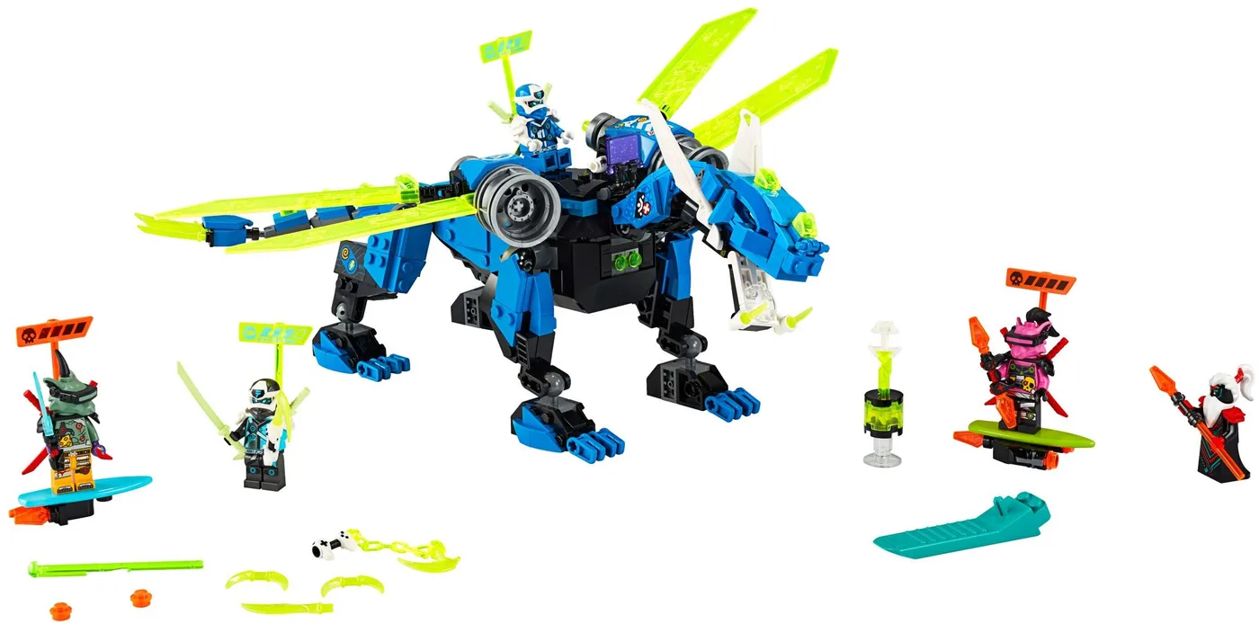 LEGO 71711 Dragon Cyber de Jay - prix et où acheter | Brick Broker
