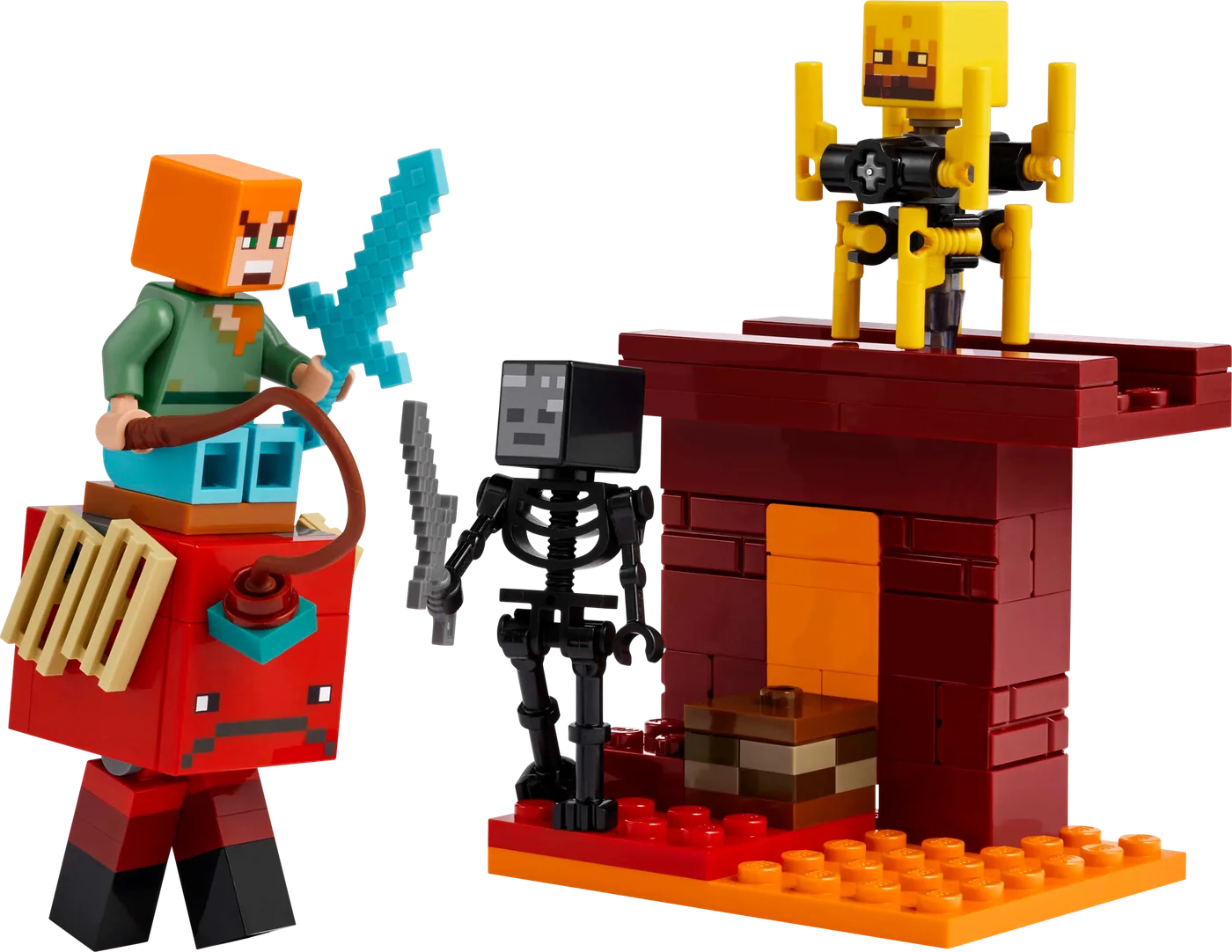 LEGO 21266 La Bataille de Lave du Nether - prix | Brick Broker