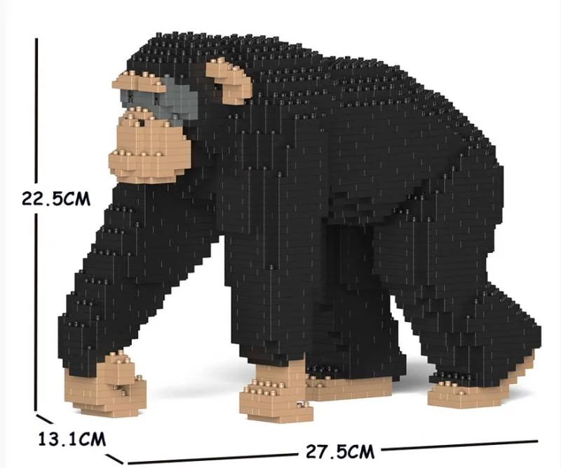 JEKCA Chimpanzé 02 - Taille standard (JEK-ST19ML27) - prix | Brick Broker