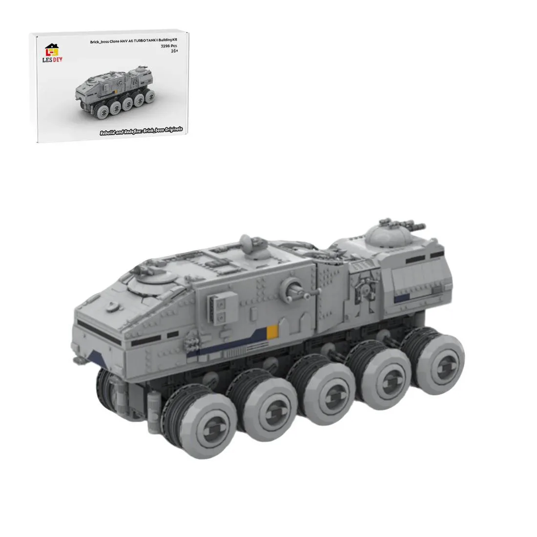 LesDiy Clone HAV A6 TURBO TANK (LESDIY-3694999) - prix | Brick Broker