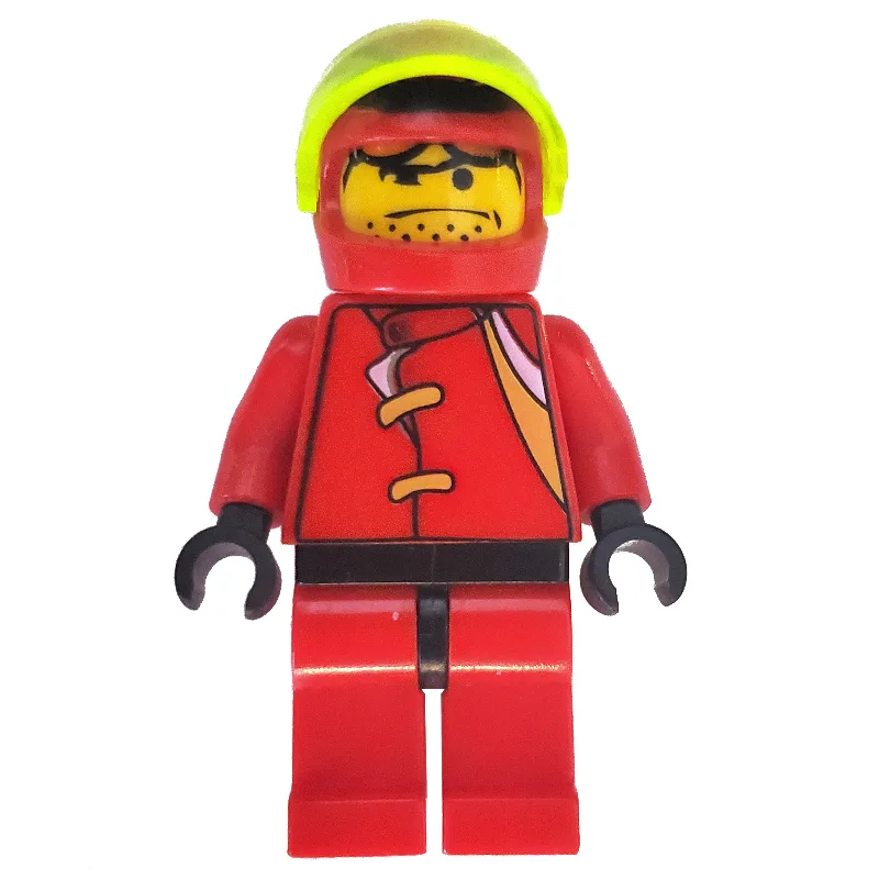Race Driver, Red Torso, Red Legs, Red Helmet… — minifigurine LEGO | Brick Broker