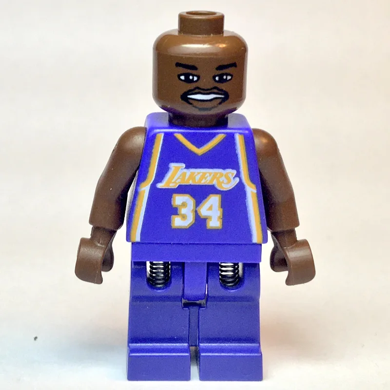 Shaquille O'Neal, Los Angeles Lakers #34, Vio… — minifigurine LEGO | Brick Broker