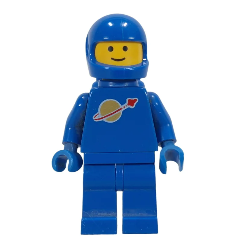 Classic Spaceman, Blue with Airtanks, Brown E… — minifigurine LEGO | Brick Broker