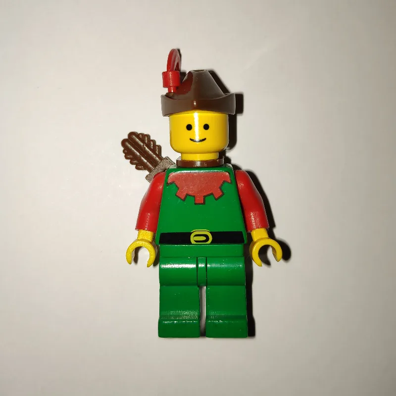 Forestman Archer (Forestmen) - Red, Brown Hat… — minifigurine LEGO | Brick Broker
