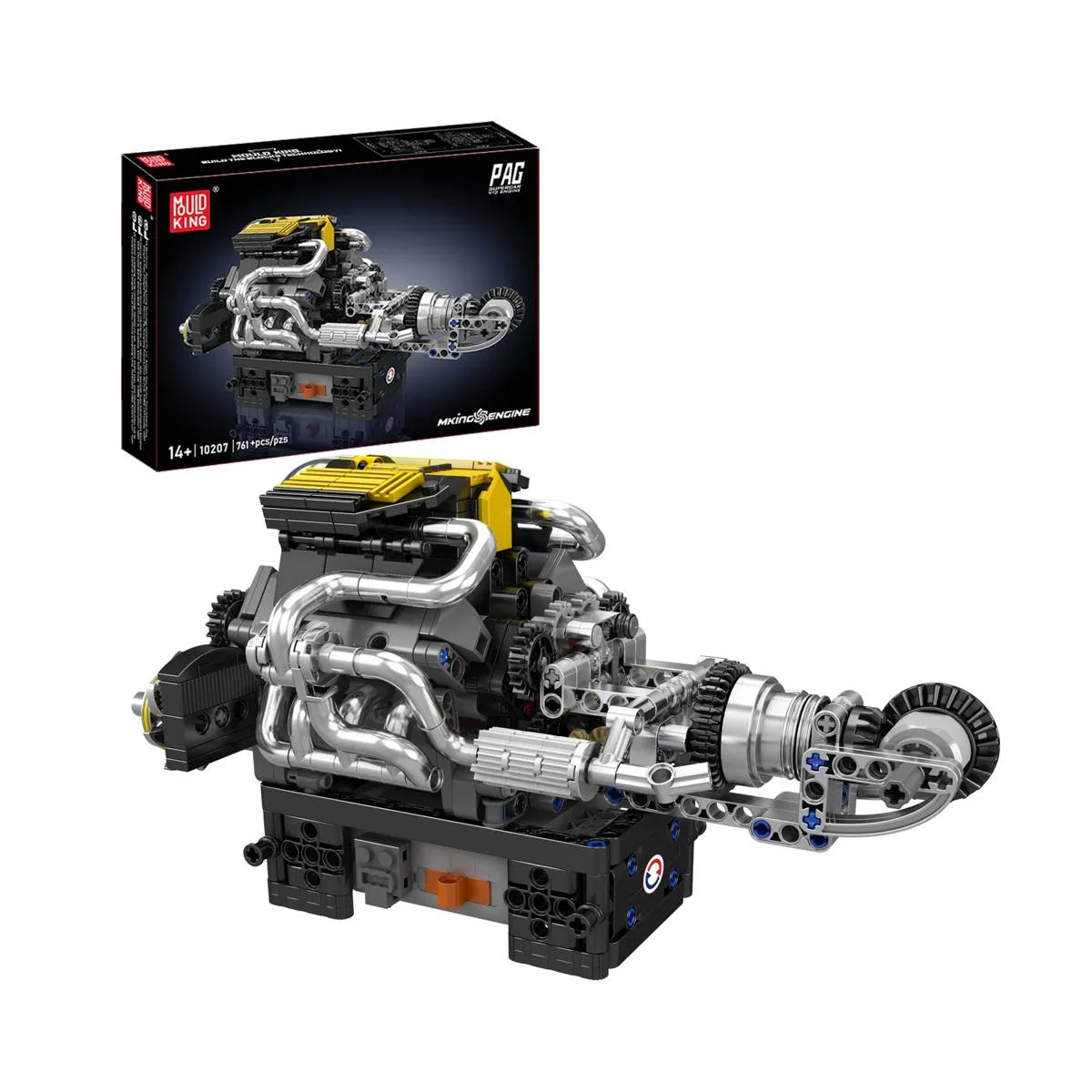 Mould King Moteur V12 pour supercar PAG (MOU-10207) - prix | Brick Broker