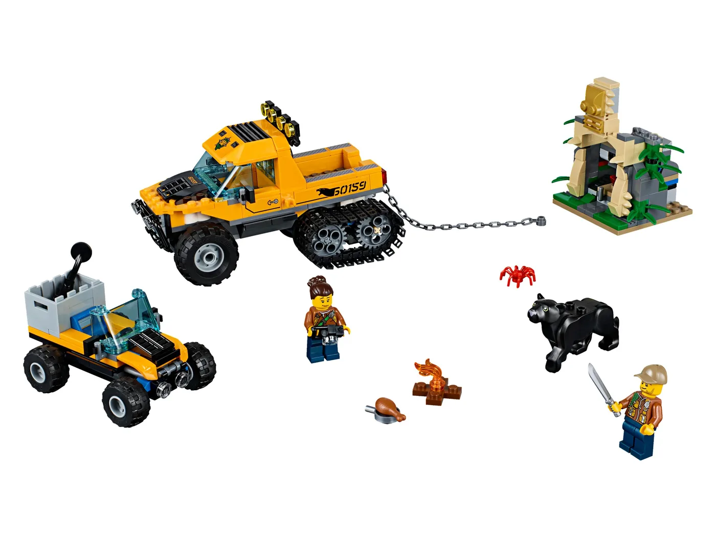 LEGO 60159 Mission à chenilles dans la jungle - prix | Brick Broker