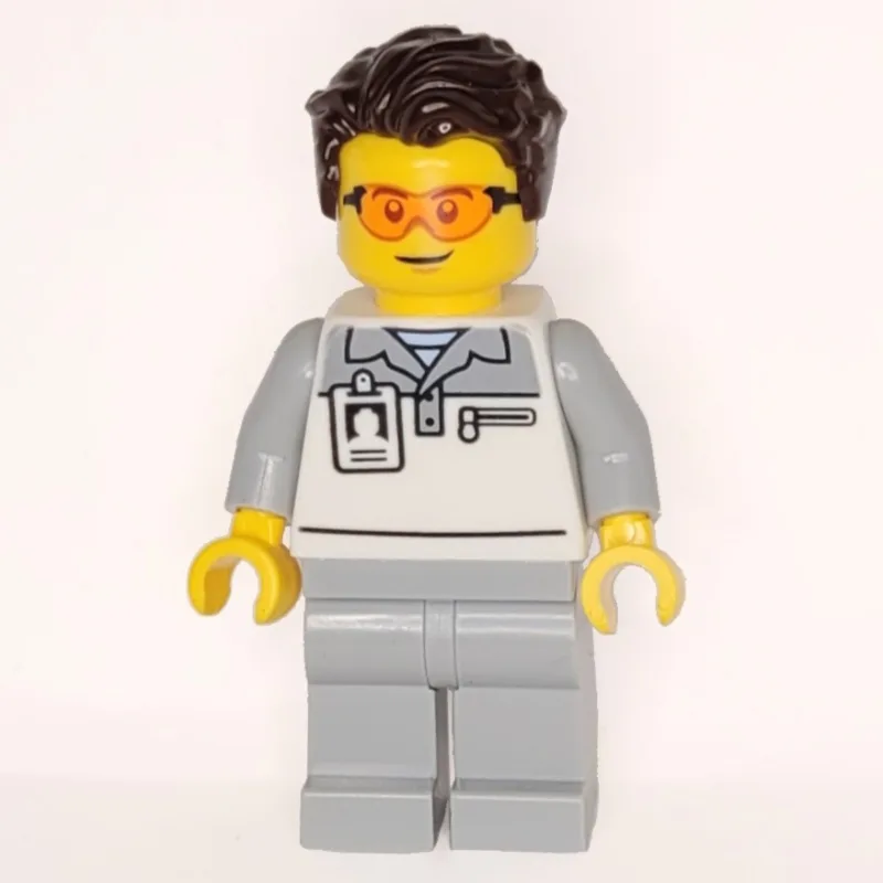 Garage Worker, White/Light Bluish Grey Suit,… — minifigurine LEGO | Brick Broker