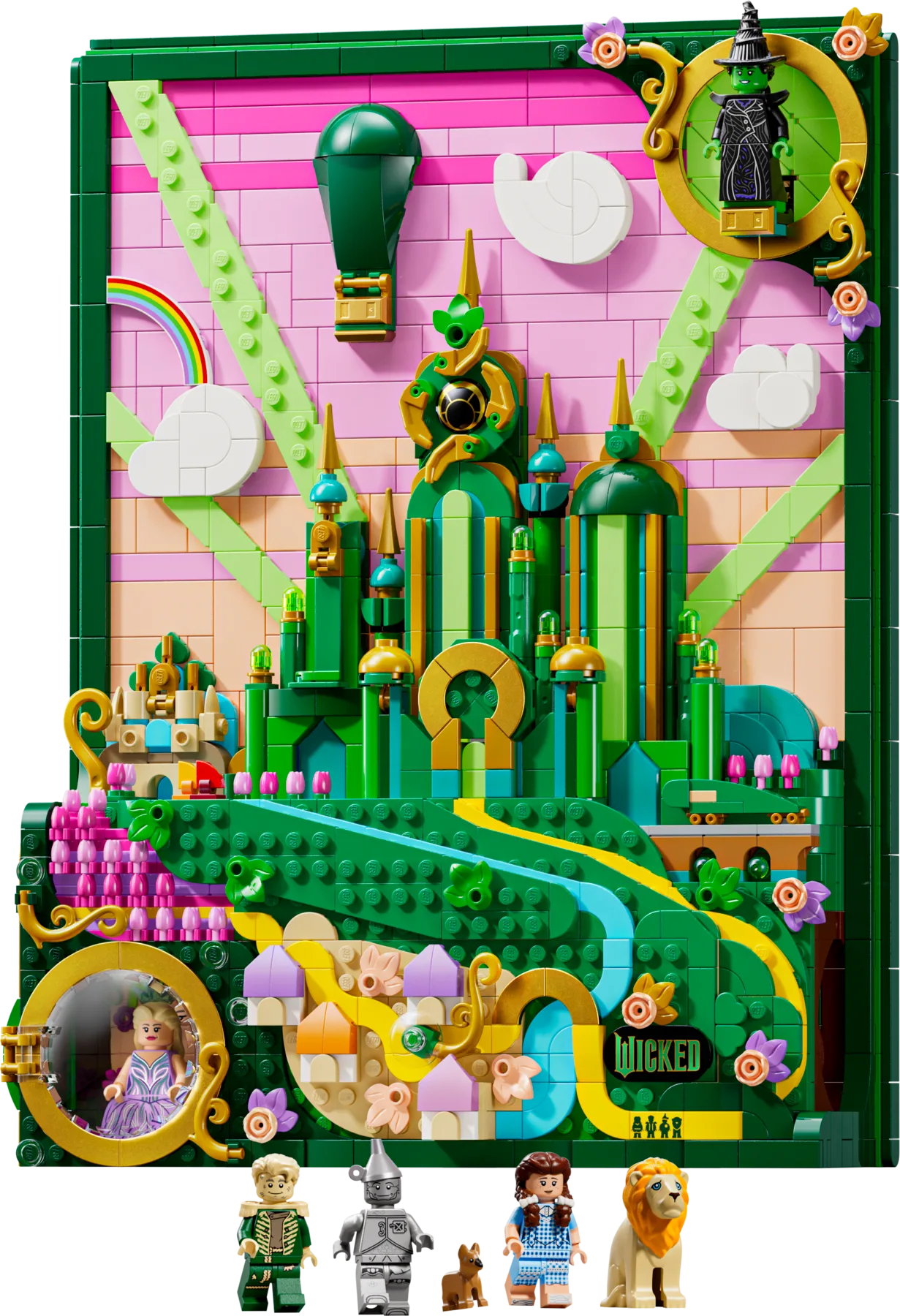 LEGO 75685 Art mural de la Cité d'Émeraude - prix | Brick Broker
