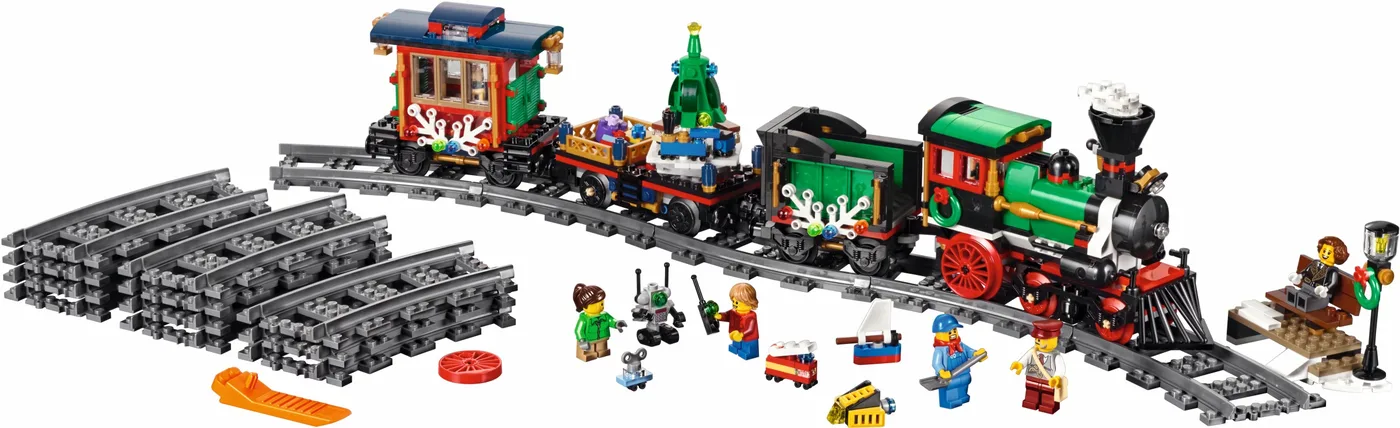 LEGO 10254 Le train de vacances d'hiver - prix | Brick Broker