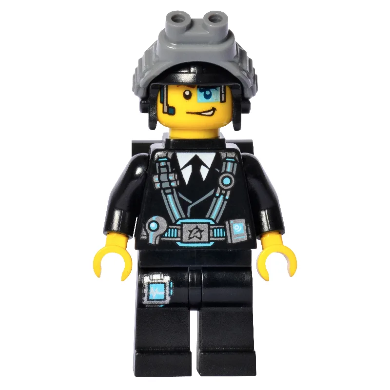 Agent Curtis Bolt with Neck Bracket and Goggl… — minifigurine LEGO | Brick Broker
