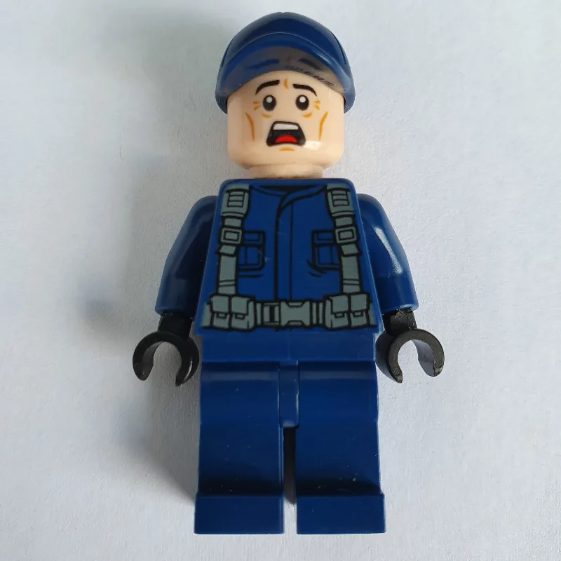 Guard in Dark Blue Cap, Scared — dans quels sets LEGO ? (fig-005966) | Brick Broker