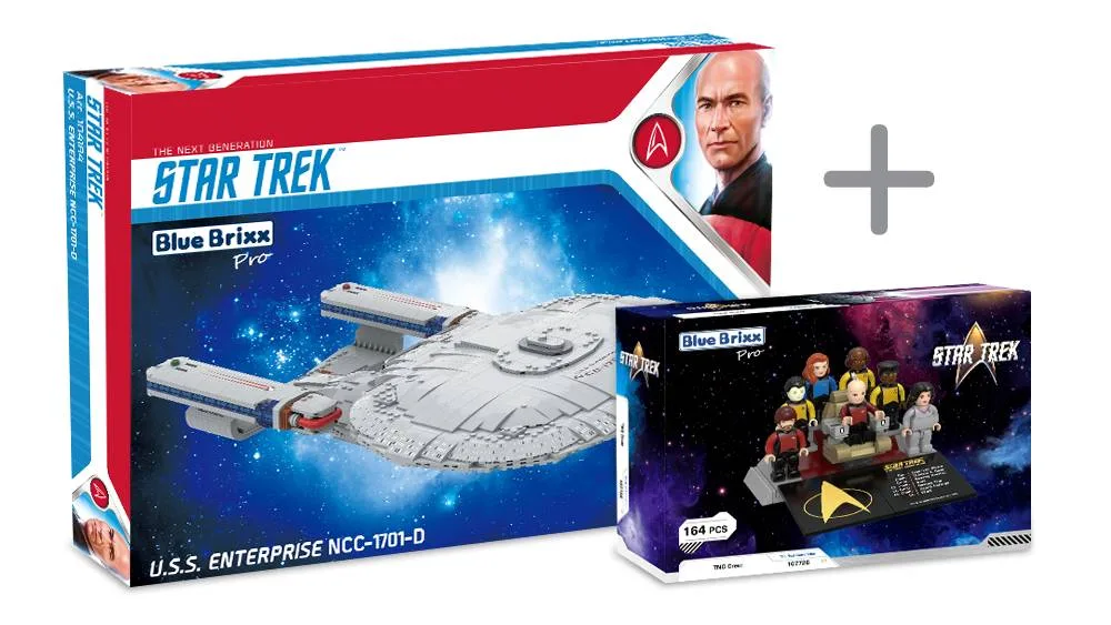 BlueBrixx Pack - Oiseau de proie klingon avec figurines STAR TREK (BB-108328) - prix | Brick Broker