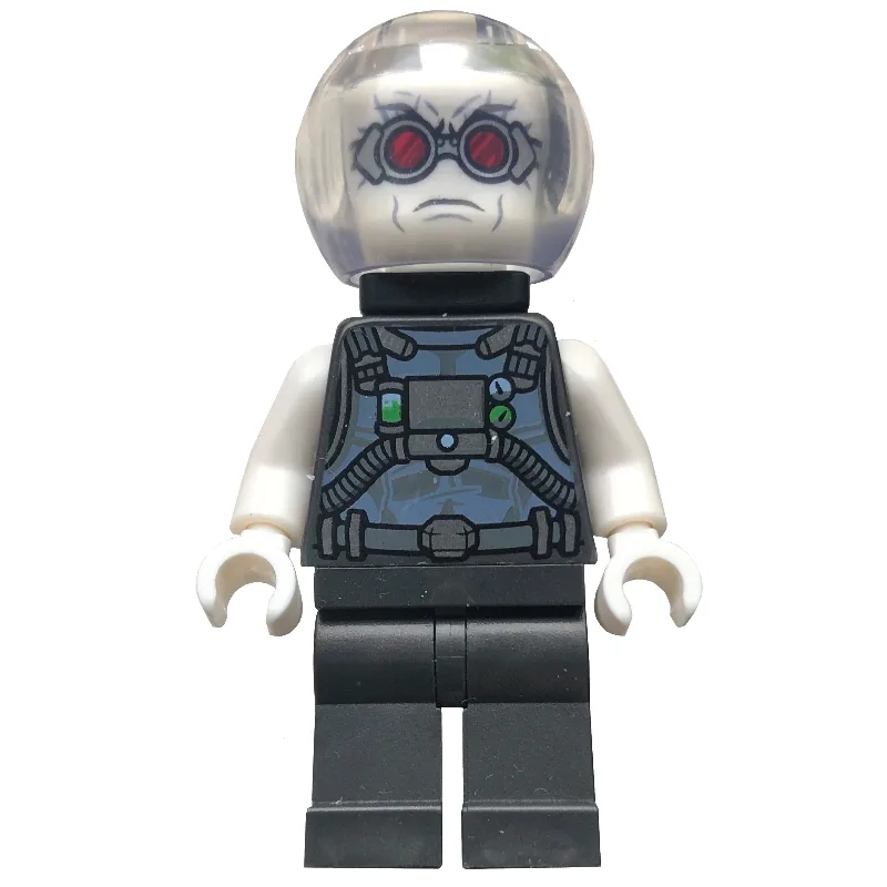 Mr. Freeze with Pearl Dark Gray Outfit and Ne… — minifigurine LEGO | Brick Broker