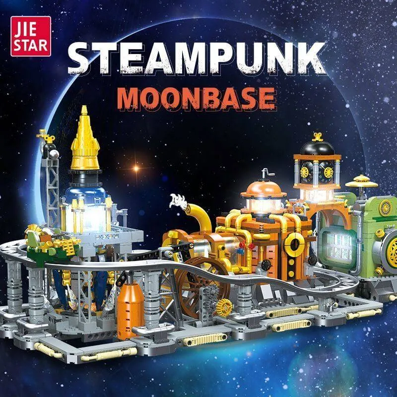 JIESTAR Base lunaire Steampunk (JS-JJ9114) - prix | Brick Broker
