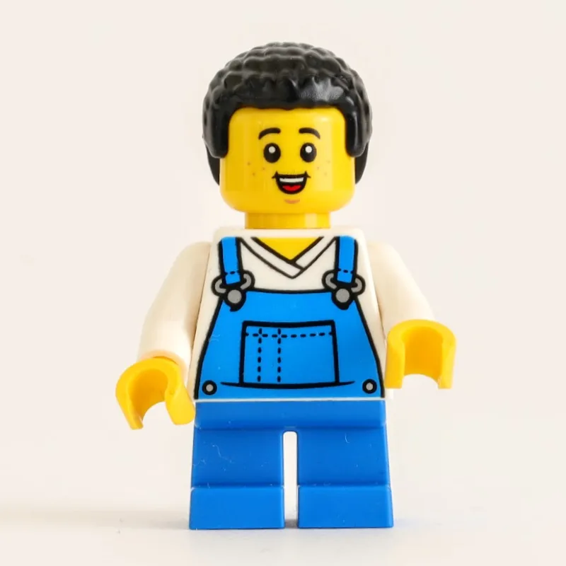 Boy, Blue Overalls, Black Hair — dans quels sets LEGO ? (fig-012782) | Brick Broker