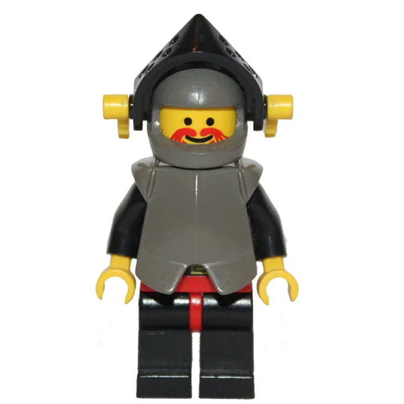 Knight (Breastplate on Black) - Black Legs, A… — minifigurine LEGO | Brick Broker