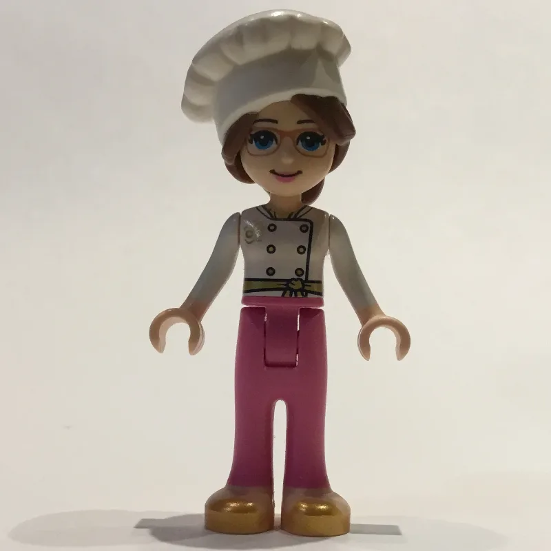 Lillie - White Jacket, Dark Pink Trousers, Ch… — minifigurine LEGO | Brick Broker