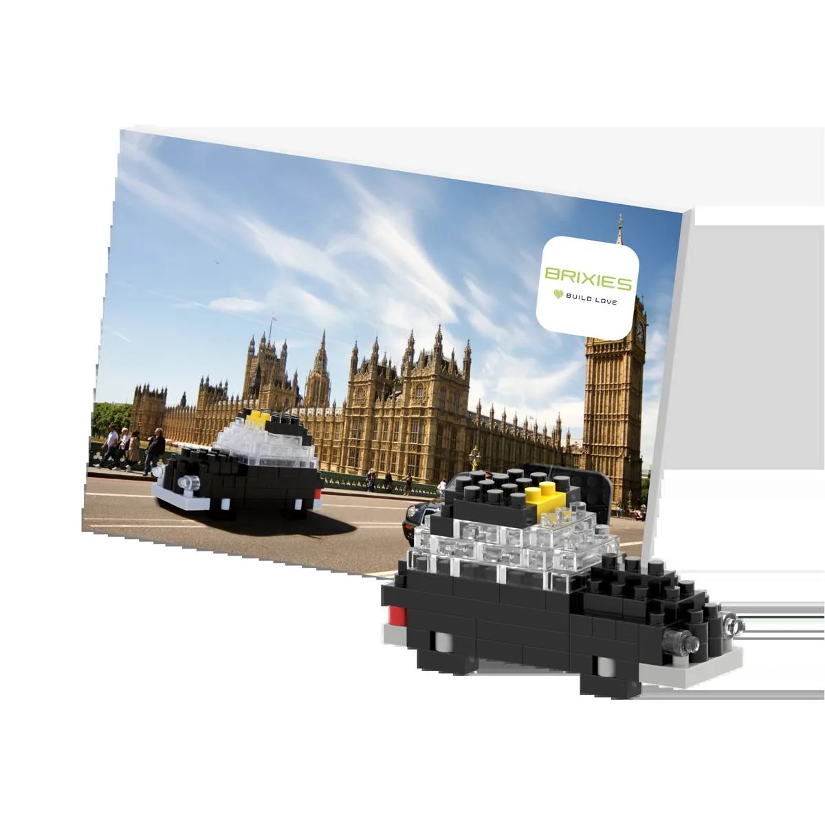 BRIXIES Carte postale Taxi de Londres (BRIXIES-220.036) - prix | Brick Broker