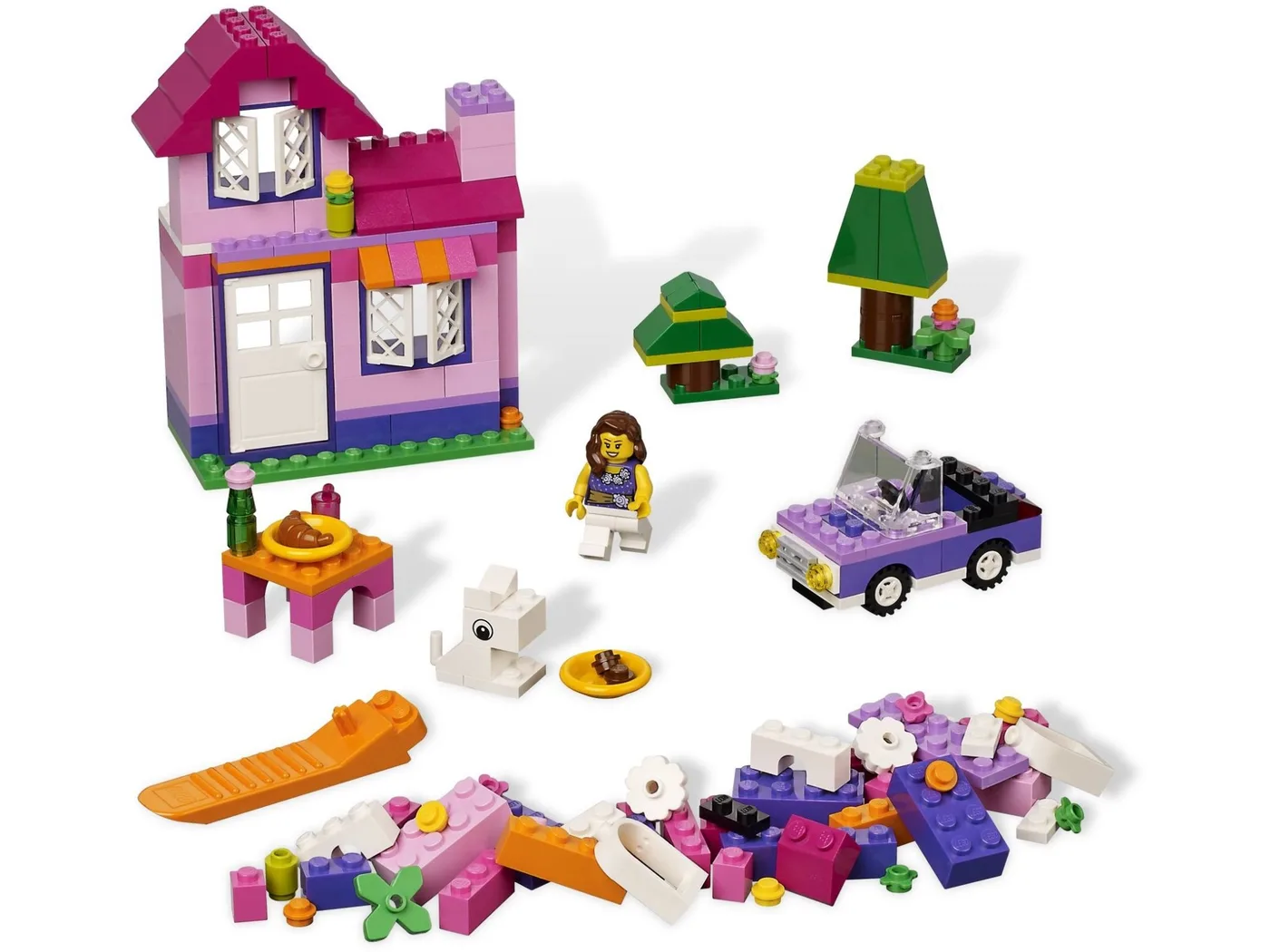 LEGO 4625 Boîte de briques rose - prix et où acheter | Brick Broker