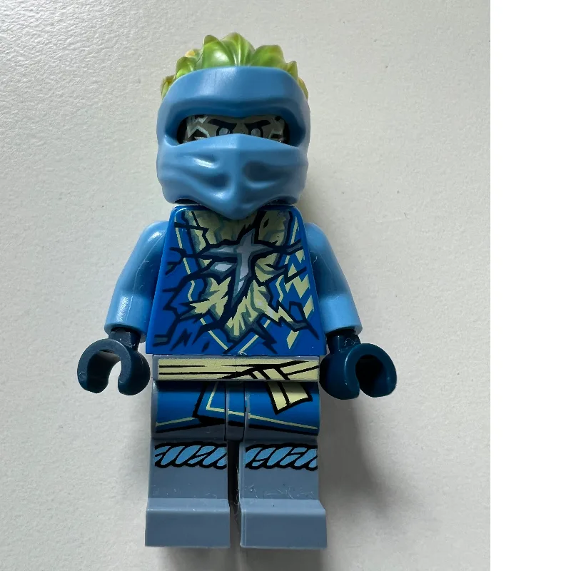 Jay - Spinjitzu Training, Trans-Neon Green He… — minifigurine LEGO | Brick Broker
