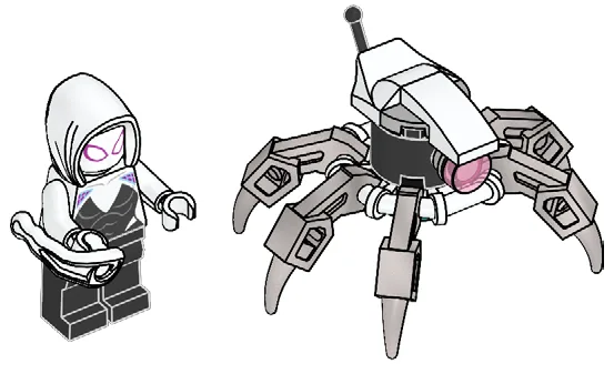 LEGO 682405 Ghost-Spider et Robot Spider - prix | Brick Broker