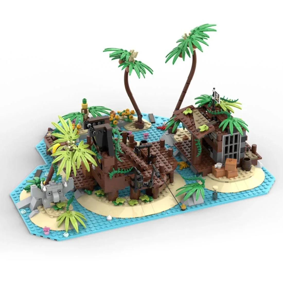 LesDiy L'Île des Pirates de Barracuda Bay (LESDIY-3419166) - prix | Brick Broker