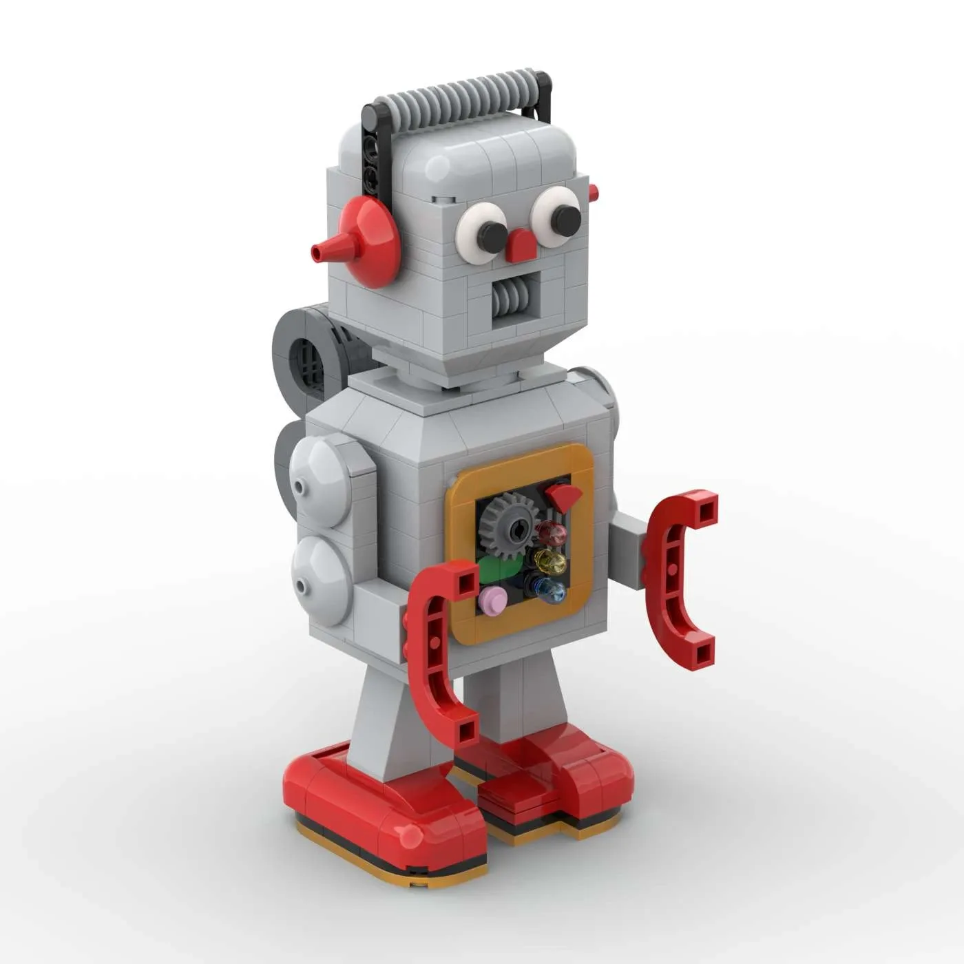 BlueBrixx Robot jouet rétro (BB-109954) - prix | Brick Broker